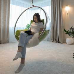 Függőfotel Bubble Typ I átlátszó-arany-zöld