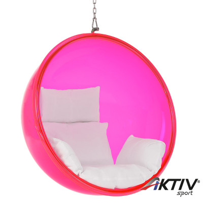 Függőfotel Bubble Typ I rózsaszín-ezüst-fehér