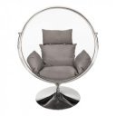 Függőfotel állvánnyal Bubble Typ II átlátszó-ezüst-szürke