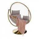 Függőfotel állvánnyal Bubble Typ II átlátszó-arany-szürke