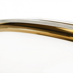 Függőfotel állvánnyal Bubble Typ II átlátszó-arany-szürke