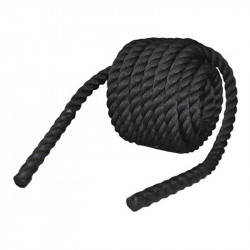 Erősítő kötél Battle wrap PROtech 150 m 3,9 cm fekete Fitness