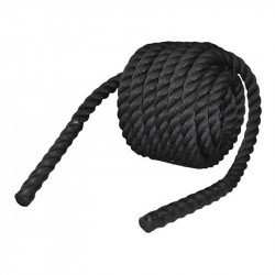 Erősítő kötél Battle wrap PROtech 150 m 3,9 cm fekete Fitness