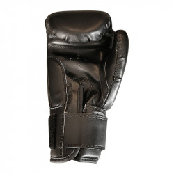 Boxkesztyű gyerek Saman Kid Fit műbőr fekete 8 oz