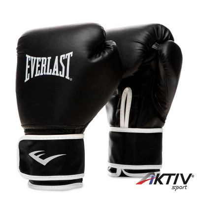Boxkesztyű Everlast Core 2 fekete műbőr L-XL