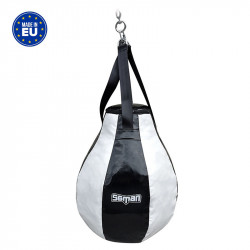 Boxzsák Saman bogyó 62x52x52 cm fekete-fehér Sportszer Saman