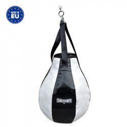 Boxzsák Saman bogyó 62x52x52 cm fekete-fehér Sportszer Saman