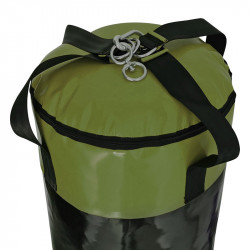 Boxzsák Saman Colours műbőr 120x40 cm fekete-military