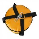 Boxzsák Saman Colours műbőr 120x40 cm fekete-sárga