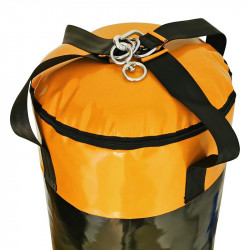 Boxzsák Saman Colours műbőr 120x40 cm fekete-sárga