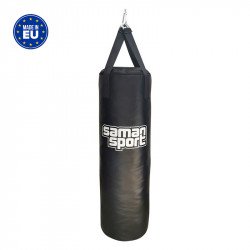 Boxzsák Samansport Slim műbőr 100x30 cm fekete Sportszer Saman