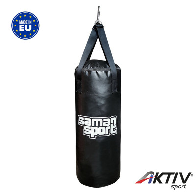 Boxzsák Samansport Junior műbőr 80x30 cm fekete