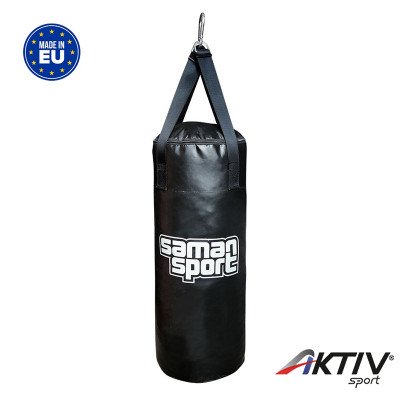 Boxzsák Samansport Junior műbőr 80x30 cm fekete