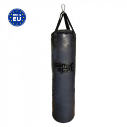 Boxzsák Samansport műbőr 120x35 cm acélkék limited edition Sportszer Saman