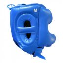 Fejvédő Saman Jawz arcvédős műbőr kék M