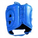 Fejvédő Saman Jawz arcvédős műbőr kék M