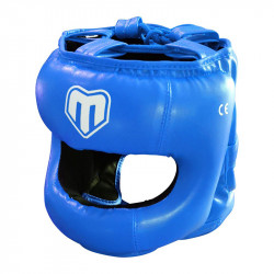 Fejvédő Saman Jawz arcvédős műbőr kék XS Sportszer Saman