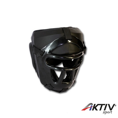 Fejvédő Saman rácsos műbőr fekete