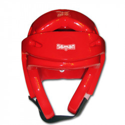Fejvédő Saman Fight Dipped foam piros S Sportszer Saman