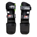 Lábfejes lábszárvédő Manus Wave fekete-zöld M