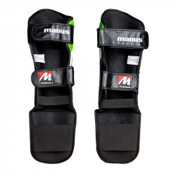 Lábfejes lábszárvédő Manus Wave fekete-zöld M