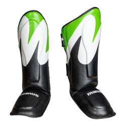 Lábfejes lábszárvédő Manus Wave fekete-zöld M Sportszer Manus