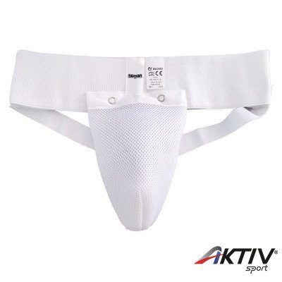 Suspensor Saman pamut, poly ventillációs hálóval fehér XL