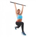 Nehezített acél rúd Sveltus 1 m 1 kg fekete