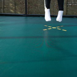 Trambulin Jumpking Deluxe szögletes 243x365 cm