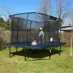 Trambulin Jumpking Deluxe szögletes 365x518 cm