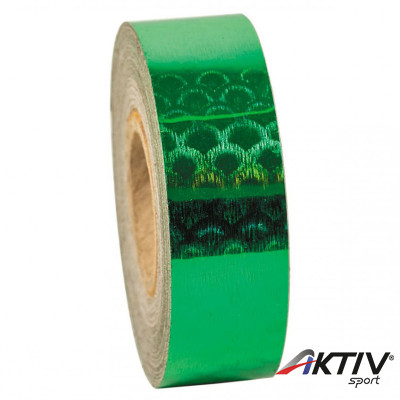 Dekorációs szalag tornakarikára Amaya 14 m hal pikkely zöld