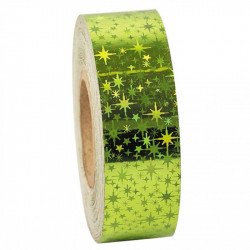 Dekorációs szalag tornakarikára Amaya 14 m csillag zöld Sportszer Amaya