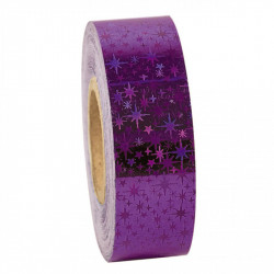 Dekorációs szalag tornakarikára Amaya 14 m csillag lila Sportszer Amaya