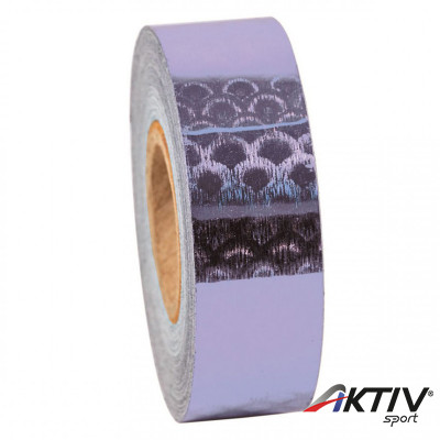 Dekorációs szalag tornakarikára Amaya 14 m hal pikkely világos lila