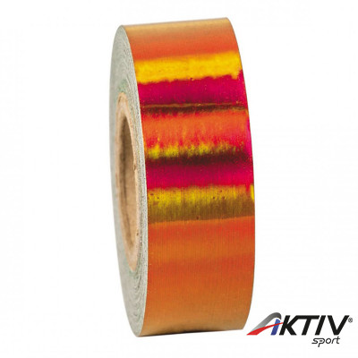 Dekorációs szalag tornakarikára Amaya 14 m szivárvány narancs