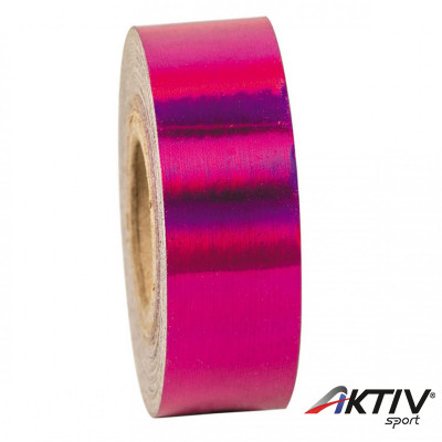 Dekorációs szalag tornakarikára Amaya 14 m szivárvány fukszia