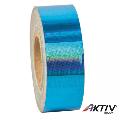 Dekorációs szalag tornakarikára Amaya 14 m szivárvány türkiz