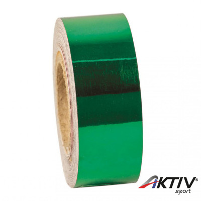 Dekorációs szalag tornakarikára Amaya 14 m tükröződő zöld