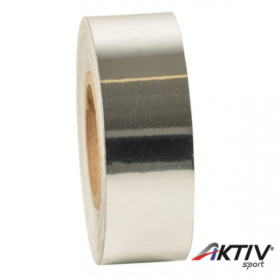 Dekorációs szalag tornakarikára Amaya 14 m tükröződő ezüst