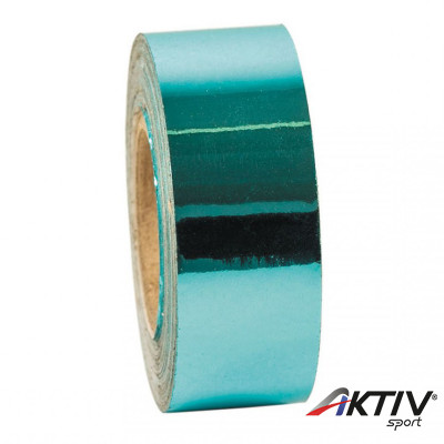 Dekorációs szalag tornakarikára Amaya 14 m tükröződő türkiz