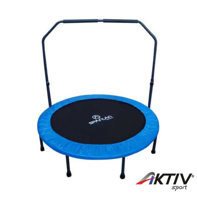 Szépséghibás trambulin kapaszkodóval 120 cm