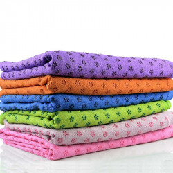 Jóga törölköző Amaya 183x63 cm narancs