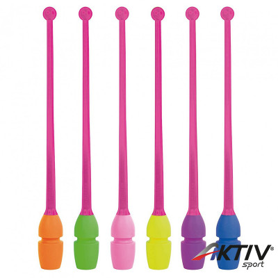 Buzogány Amaya 36 cm rózsaszín-zöld