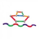 Építő játék mágneses Amaya 60 db-os szett