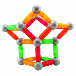 Építő játék mágneses Amaya 60 db-os szett Sportszer Amaya