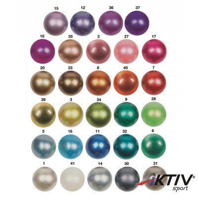 Ritmikus gimnasztikai labda Amaya glitteres