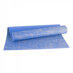 Jóga szőnyeg Amaya juta 183x61x0,6 cm sötét kék Fitness Amaya