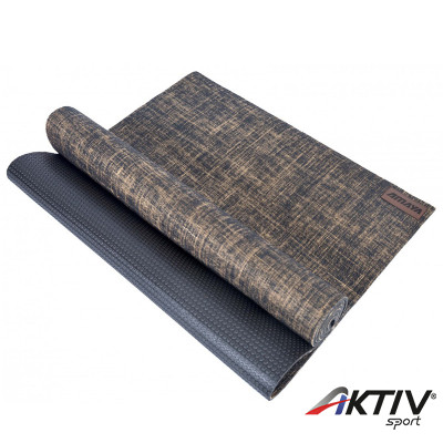 Jóga szőnyeg Amaya juta 183x61x0,6 cm barna