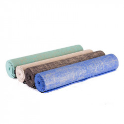 Jóga szőnyeg Amaya juta 183x61x0,6 cm barna