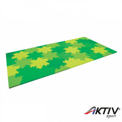 Puzzle szőnyeg Amaya 220x120x2 cm zöld